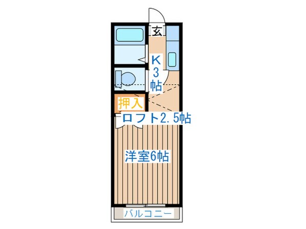 仙明館の物件間取画像